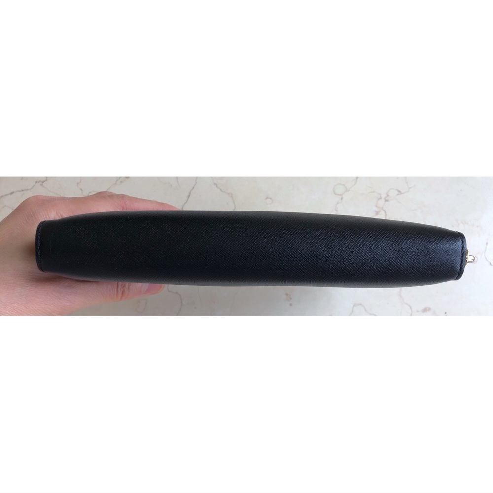 Kate Spade Black Leather Zip Around Wallet - Picture 5 of 12